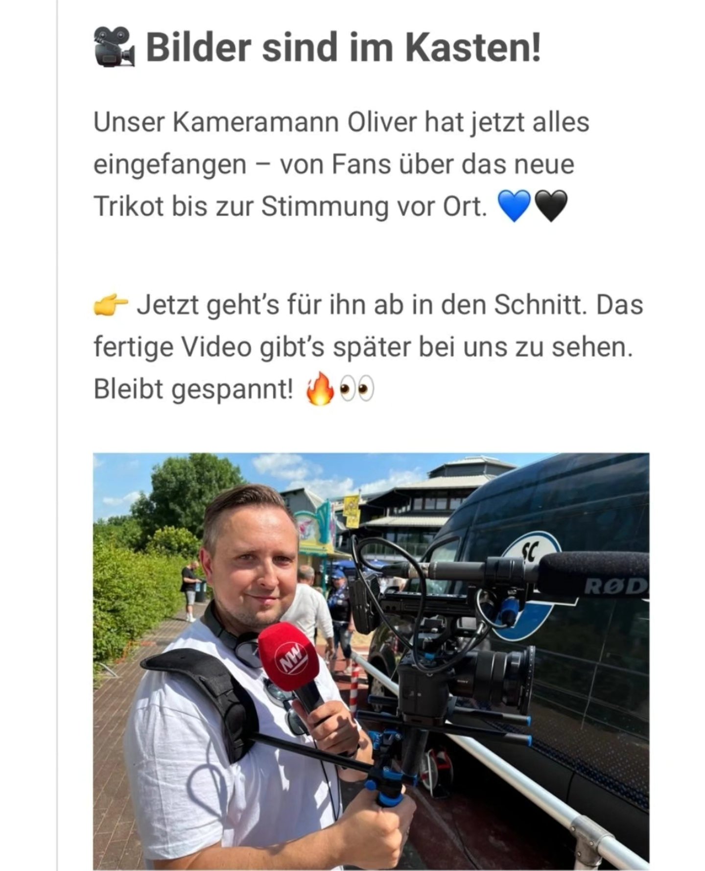 Was unser Olli so sonntags macht? Beim Trainingsauftakt des SCP07 schwitzen. Voller Einsatz, stark! 💪🏼